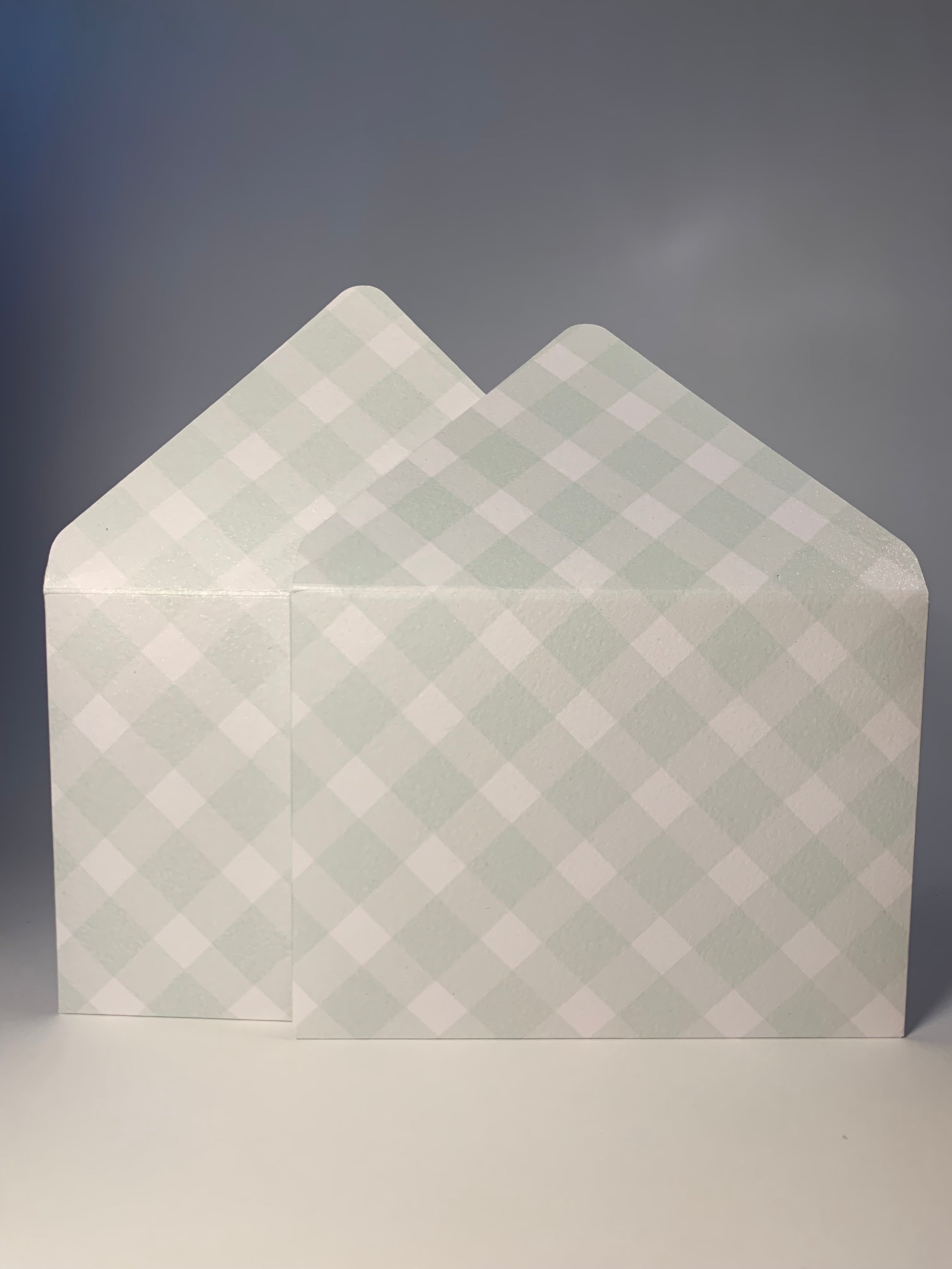 Handcrafted Shimmery Stationery Six pack