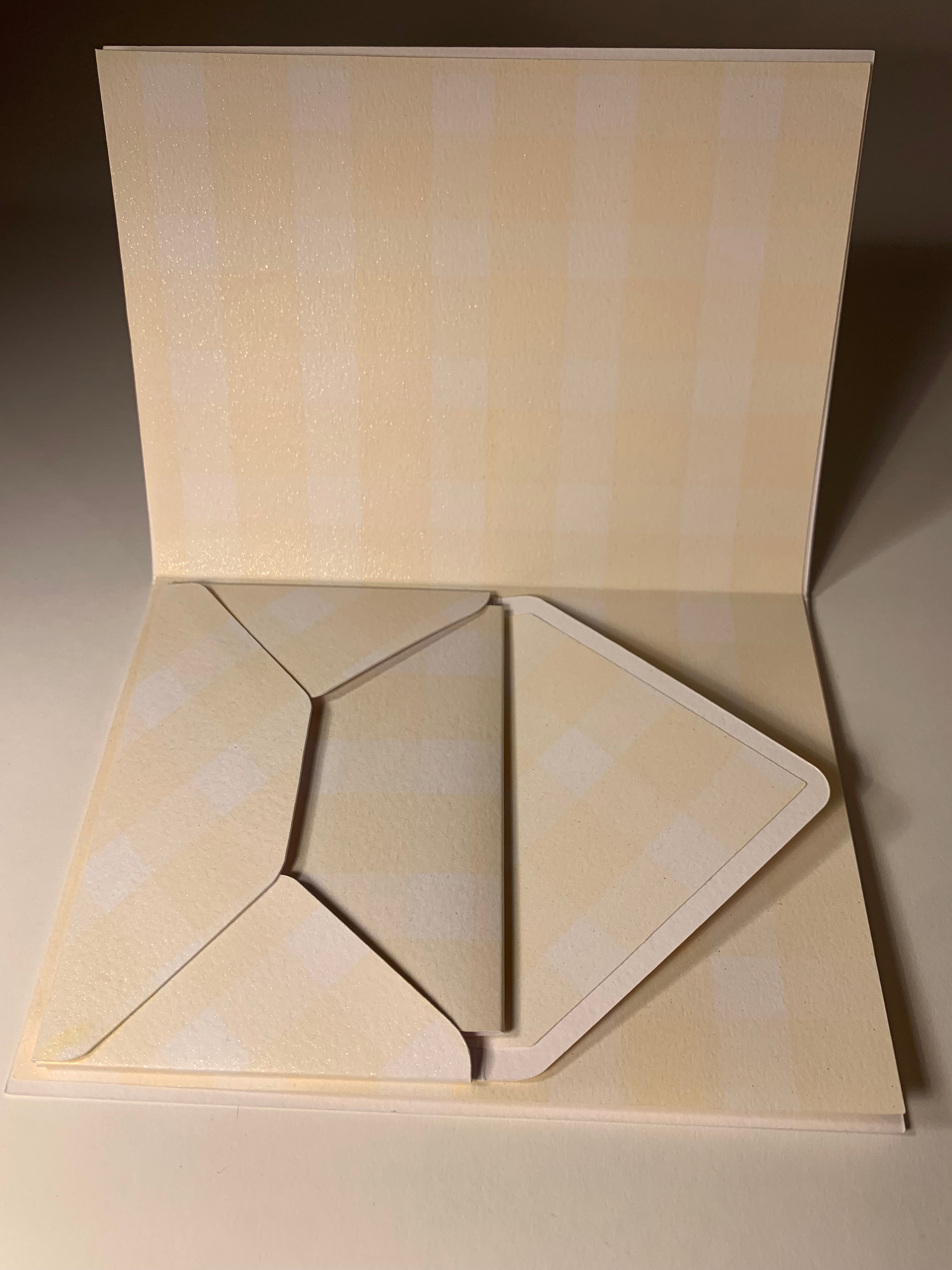 Handcrafted Shimmery Stationery Six pack