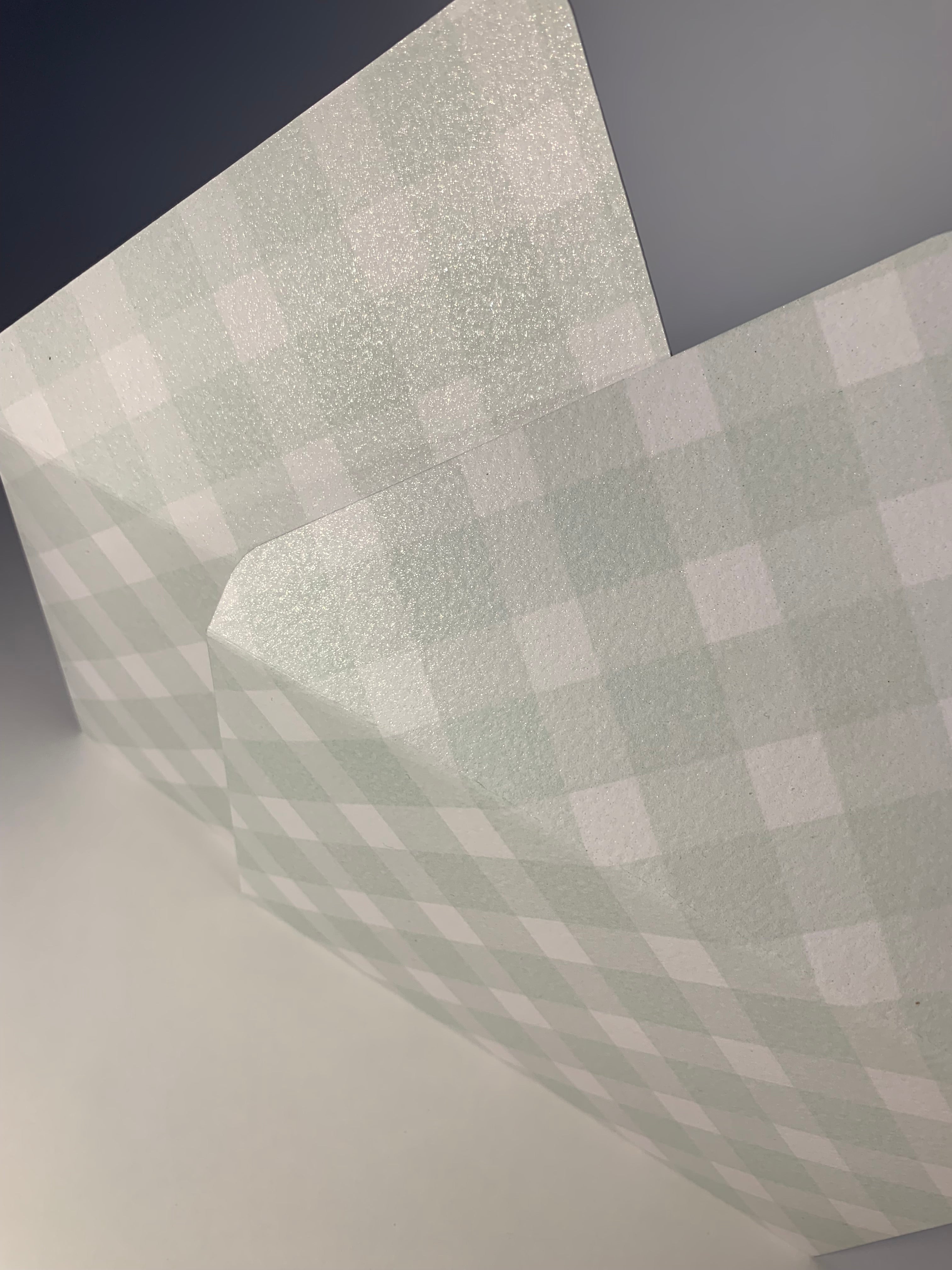 Handcrafted Shimmery Stationery Six pack