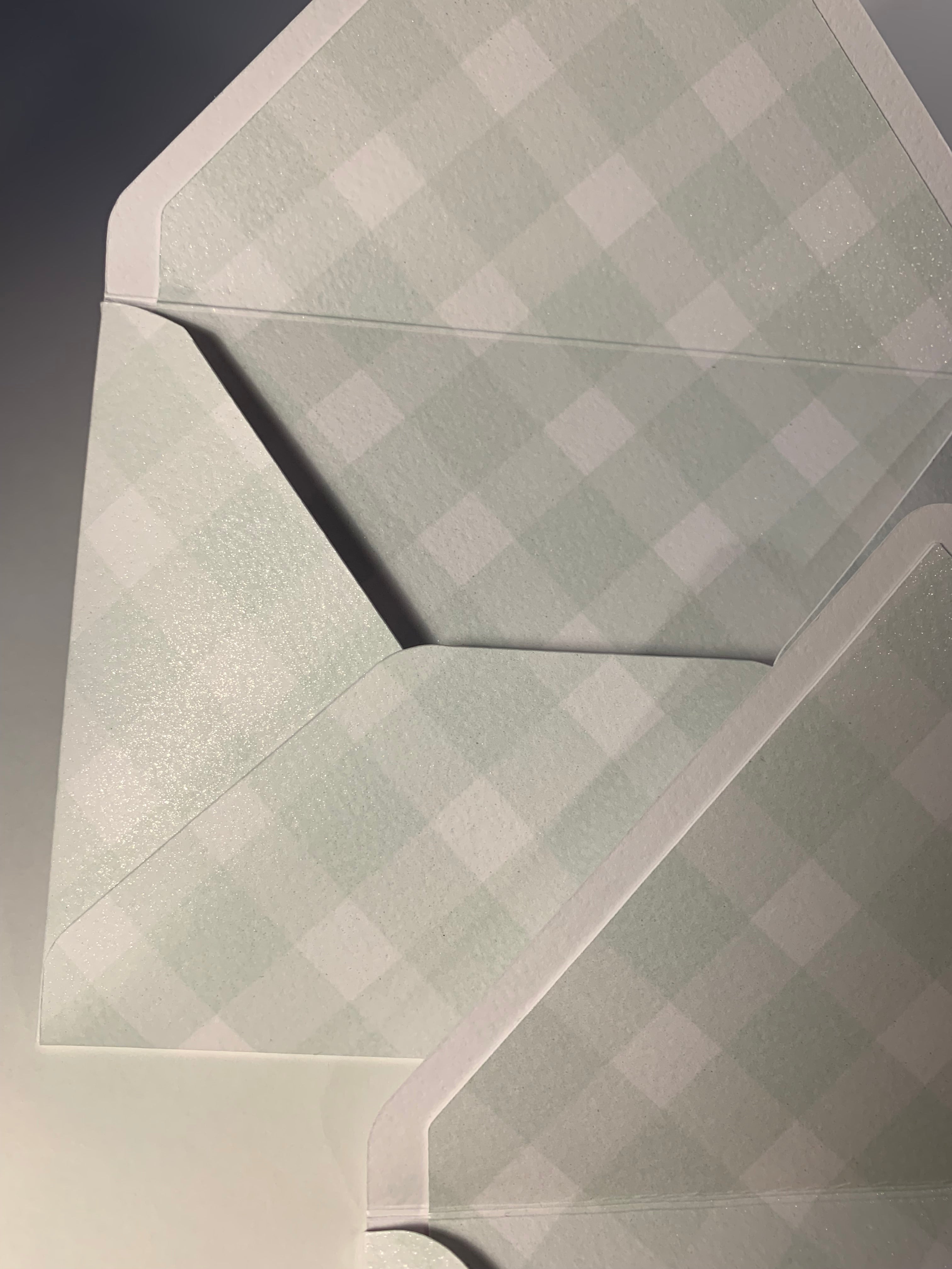 Handcrafted Shimmery Stationery Six pack