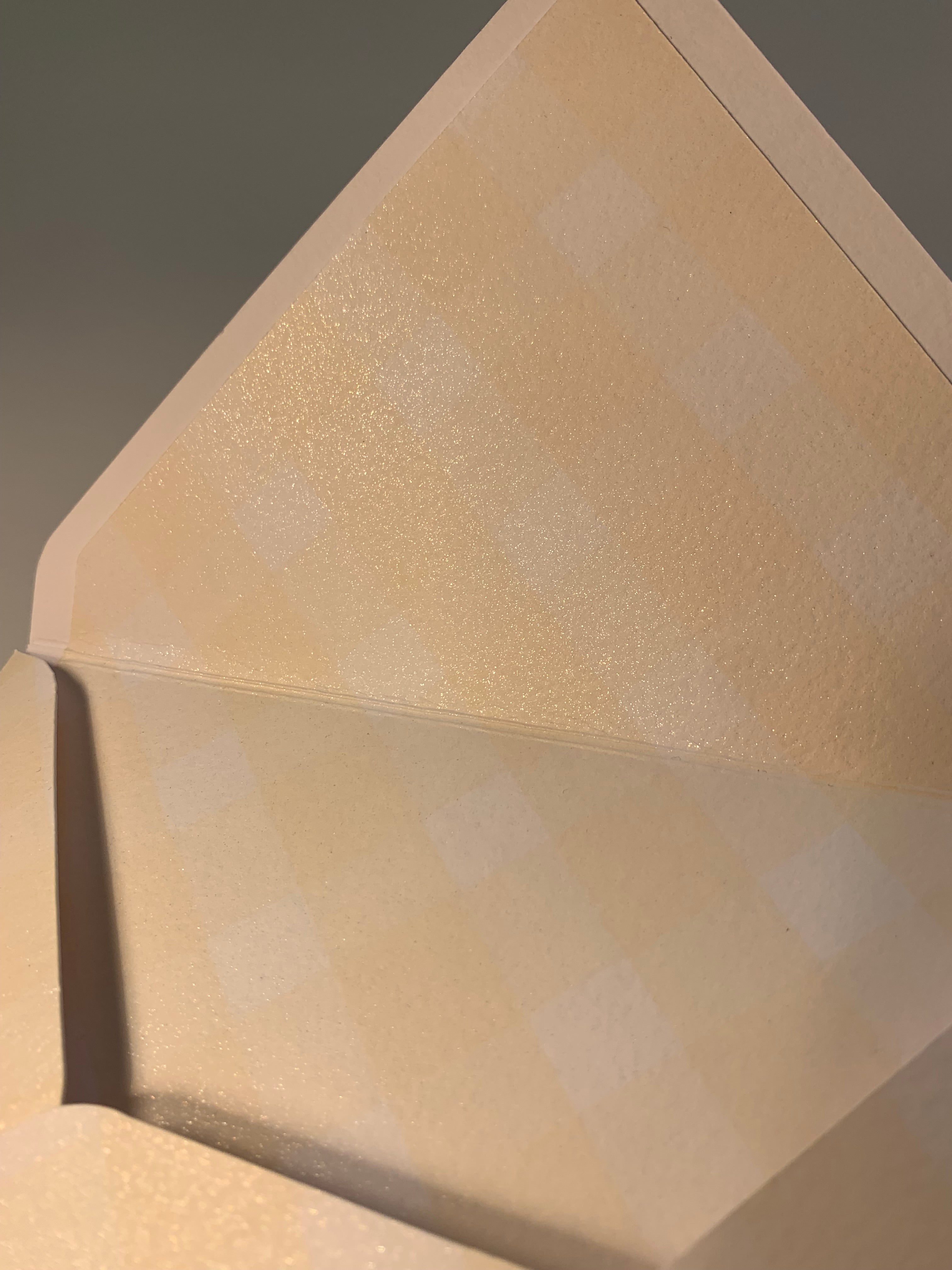 Handcrafted Shimmery Stationery Six pack