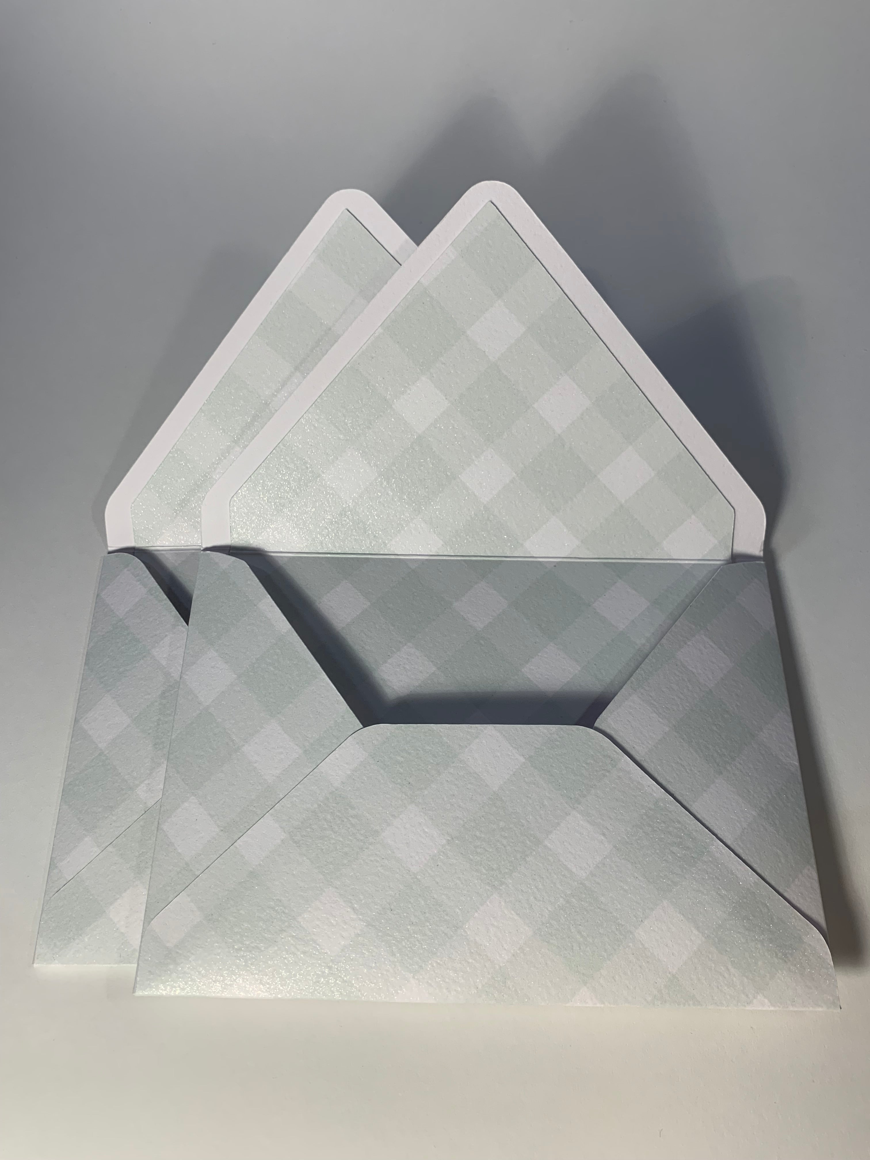 Handcrafted Shimmery Stationery Six pack