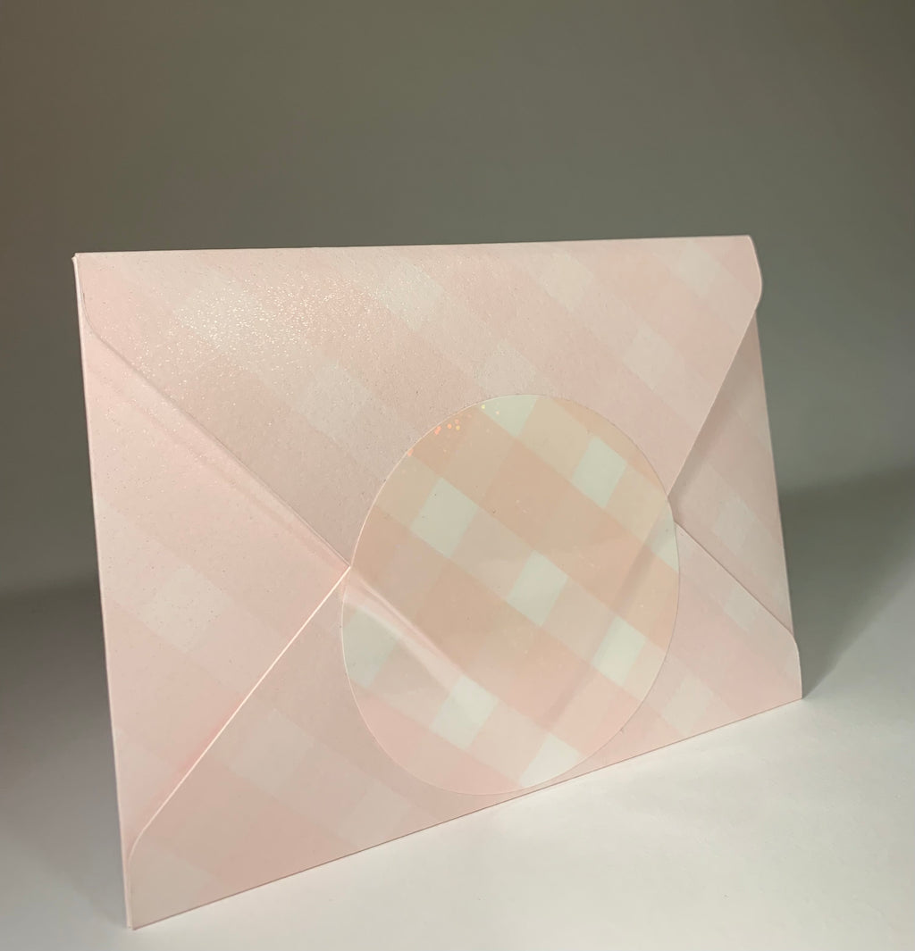 Handcrafted Shimmery Stationery Six pack