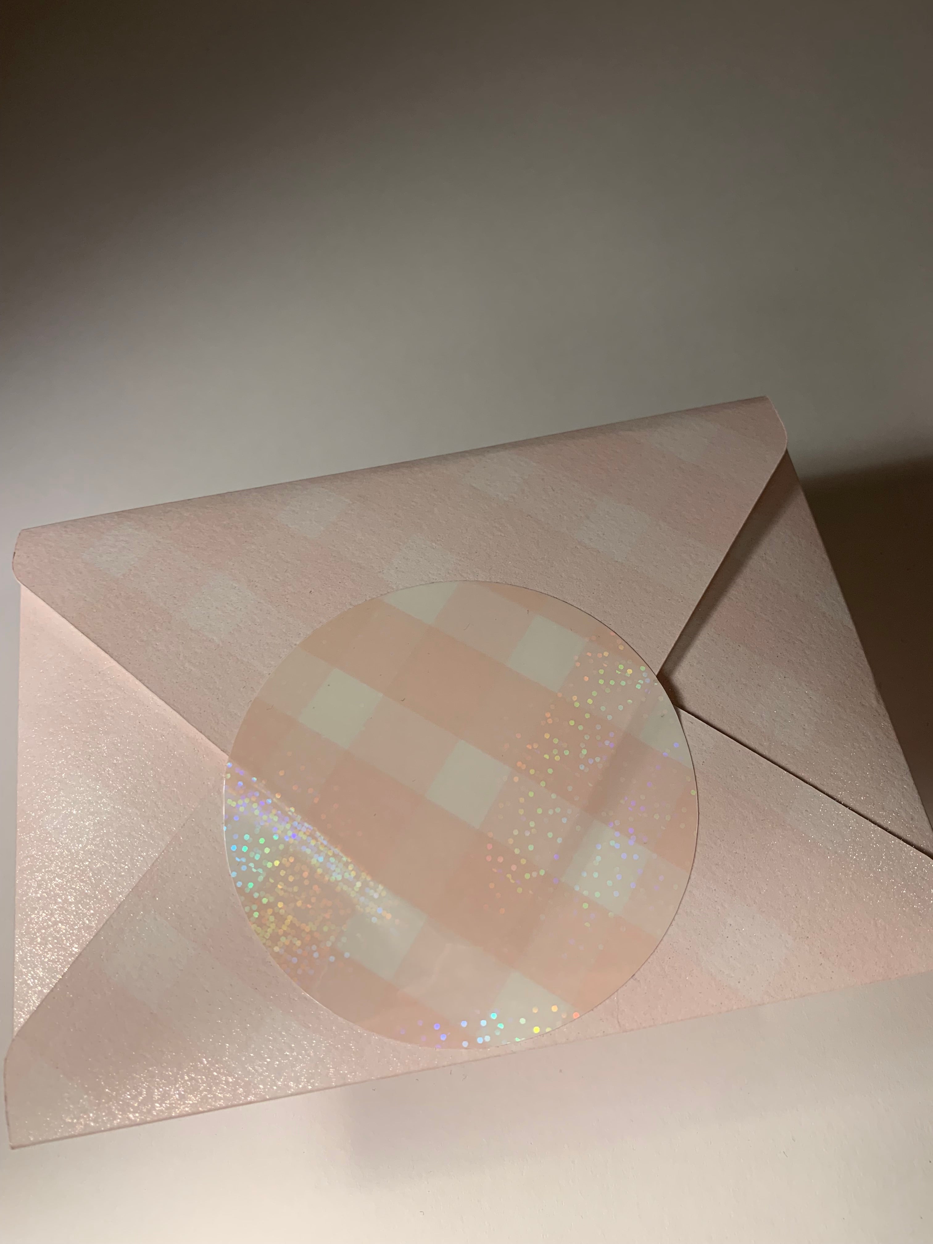 Handcrafted Shimmery Stationery Six pack